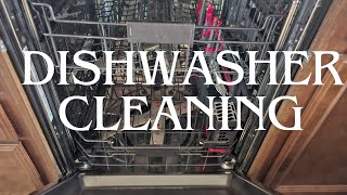 Dishwasher cleaning  How to clean Dishwasher 🍽 🧽 [upl. by Alilak]