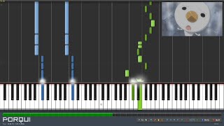 Fairy Tail Opening 1  Snow Fairy Piano Synthesia [upl. by Brookner]