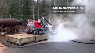 Hydrodemolition  vattenbilning  Aqua Cutter robots by Aquajet Systems [upl. by Matthei639]