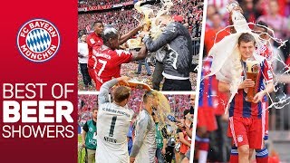 7 Championships 7 Beer Showers  Best of FC Bayern [upl. by Metabel]