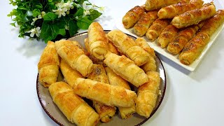 YİYENLER EL AÇMASI ZANNEDECEK 🥐HAZIR YUFKAYLA SİRKELİ UNLU ÇITIR ÇITIR BÖREK Denediniz mi ✅💯 [upl. by Lleinad]