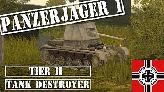 WOT Blitz  PzJag 1 Tank Review  German Tier 2 Tank Destroyer  World of Tanks Blitz [upl. by Phenice732]