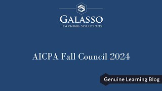 AICPA Fall Council 2024 [upl. by Eniarral]