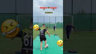 Funny water football shorts funnyvideo soccer [upl. by Eelinej]