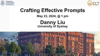 Crafting Effective Prompts [upl. by Acilef701]