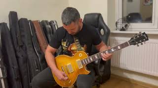 Gary Moore  Parisienne Walkways short guitar cover Amplitube 5 Max Gibson Greeny [upl. by Teddie37]