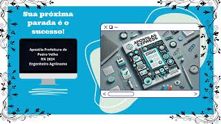 Apostila Prefeitura de Pedro Velho RN 2024 Engenheiro Agrônomo [upl. by Larkin]