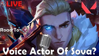 Voice Actor Of Sova Playing Valorant Ranked  Ascendent  kniifee [upl. by Pernick]