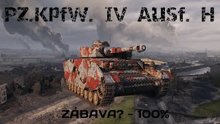 World of tanks  PzKpfw IV Ausf H RECENZE [upl. by Niatsirk482]