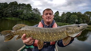 pike fishing at patshull Park fisheries on the boats [upl. by Ob]