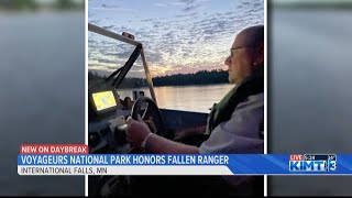 Voyageurs National Park honors fallen ranger [upl. by Ena73]