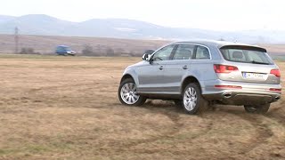 Audi Q7 V12 TDI top speed sound and drive 500 HP 1000Nm [upl. by Inoy384]