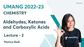 Aldehydes Ketones and Carboxylic Acids  Preparation of Carbonyl Compounds  L 2  UMANG 202223 [upl. by Groves]