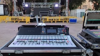 MESA YAMAHA TF5 STAGEBOX DIGITAL TIO1608D y DOS PROCESADORES FANE SYSTEMS [upl. by Nosreffej]