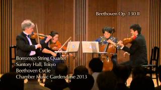 Borromeo String Quartet Beethoven Op 130 II Tokyo Suntory Hall [upl. by Ddal]