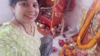 laxmipooja 🚩🙏vlogmaiya ka shrigaarkese bnate h hum mata laxmi🙏🚩 [upl. by Akessej]