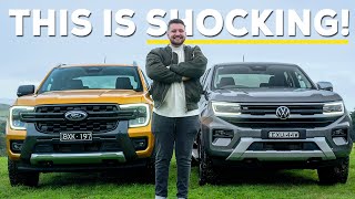 2023 Ford Ranger vs VW Amarok Ute Comparison Shocking Results [upl. by Dragon]