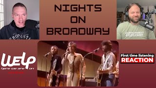 FIRST TIME REACTING TO  Bee Gees  quotNights On Broadwayquot Live 1975  REACTION [upl. by Adidnere905]