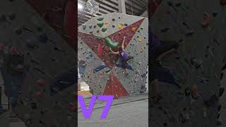 V7 on volumes and bad slopers bouldering climbing [upl. by Dimitri]