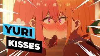 YURI KISS MOMENTS 13  ЮРИ ПОЦЕЛУИ В АНИМЕ [upl. by Enelam]