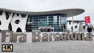 BARCELONA City Walking Tour  New Barcelona  Europe Square 2024 Hospitalet de Llobregat [upl. by Euf607]