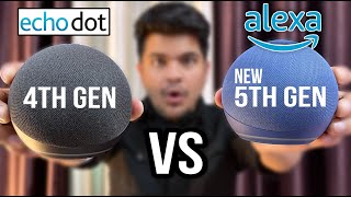 Echo Dot 5th Gen Unboxing and Review  Comparison Between Echo Dot 5th Gen And Echo Dot 4th Gen [upl. by Peppel19]