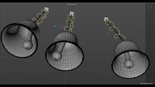 SpringLoaded Hanging BellObject in Cinema 4D [upl. by Ellives]