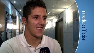 JOVETIC ON GOALS City v Wigan Stevan Jovetic post match reaction [upl. by Mose]