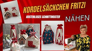 Nähe eine schöne Geschenkverpackung Einfache Säckchen nähen [upl. by Nodnnarb630]