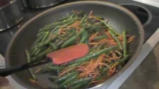 Green Beans  Sauteed with Carrots [upl. by Anaeirb]