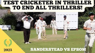 TEST CRICKETER IN THRILLER TO END ALL THRILLERS Commentator Loses It in PromotionRelegation Scrap [upl. by Juta]