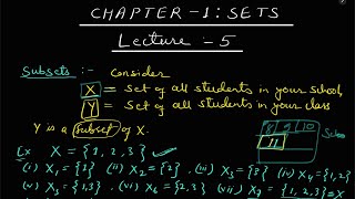 Class 11 Maths  Chapter 1 Sets  Lecture 5  Subset of a Set  NCERT Maths [upl. by Reddy]