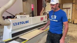 Ultimate Edge sander on bullnose plywood [upl. by Kirven]