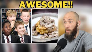 South African Reacts to Brits Trying Biscuits and Gravy for the First Time [upl. by Raf]