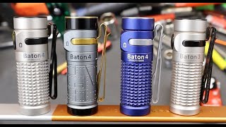 Baton 4 Ecosystem Titanium Fighter Pilot edition Perun Mini compatible case more lumens [upl. by Leach855]