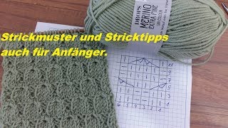 233Muster strickenBeschreibung SkizzeStricktipps [upl. by Pesvoh]