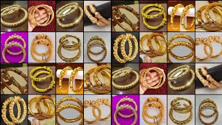 Beautiful Gold Bengali Bala Designs  Latest Gold Bangles  New Gold Bala Collection [upl. by Ahsekahs]