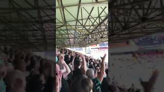 Dundee Utd v Celtic  Celtic fans  piling on the agony [upl. by Kasevich]