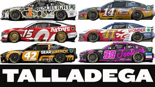 NASCAR Cup Series Talladega Playoff Race 2024 Paint Scheme Preview [upl. by Carol-Jean]