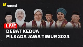 LIVE Debat Kedua Pilkada Jawa Timur 2024  Narasi Daily [upl. by Forras]