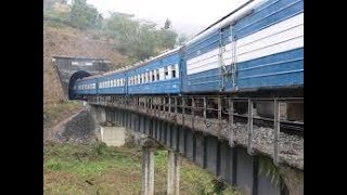 TAZARA Train Passes through a tunnel [upl. by Ecidnac]