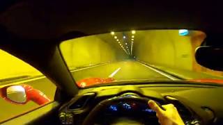 POV DRIVING FERRARI 488 GTB tunnel sound [upl. by Vogele]