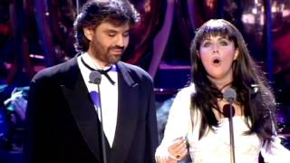 Andrea Bocelli amp Sarah Brightman quotTime to Say Goodbyequot 1997 [upl. by Leoline]