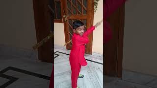 Nagade sang dhol baje dance shortsvideo viralvideo viralreels youtubeshorts shorts dandiya [upl. by Jobie9]