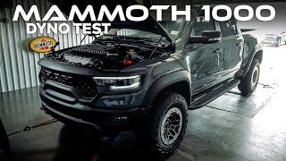 MAMMOTH 1000 Chassis Dyno Test  Hellcat RAM TRX Upgrade by Hennessey [upl. by Stalk]