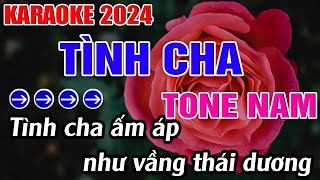 Tình Cha Karaoke Tone Nam Karaoke Đăng Khôi  Beat Mới [upl. by Gilcrest]