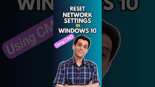 How to Reset Network Settings on Windows 10 Using CMD windows10 [upl. by Georgia]