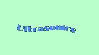 Ultrasonics MCQs [upl. by Drareg]