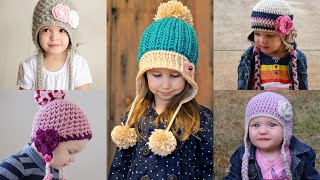 Amazing crochet 🧶 earflap hat for kids [upl. by Suidaht]