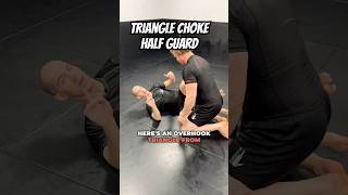 BJJ Half guard triangle choke jiujitsu martialarts [upl. by Cappello]